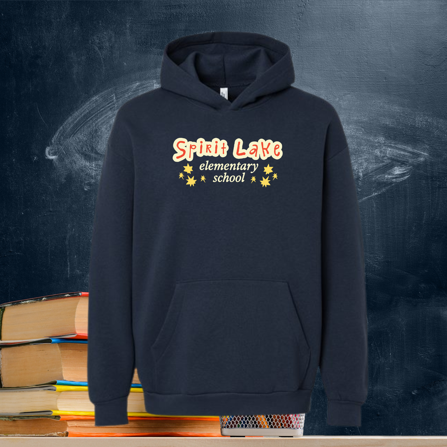 Navy Hoodie Elementary