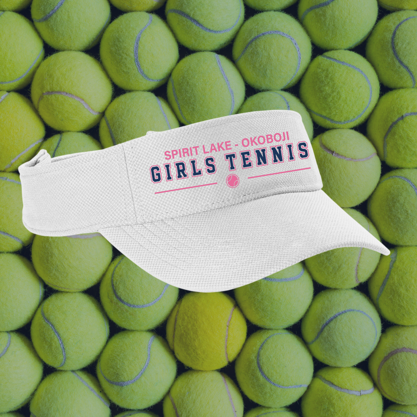White Tennis Visor