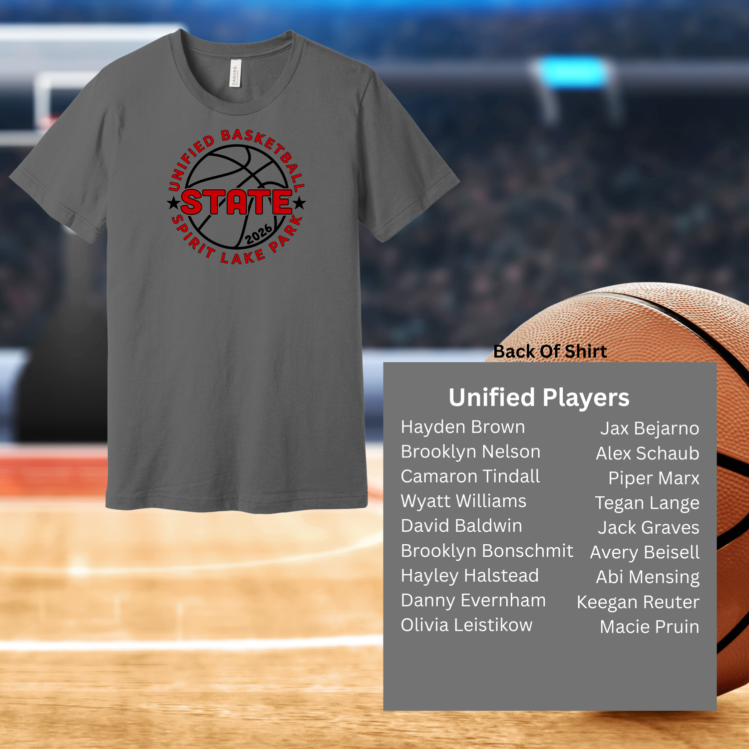 Unified Basketball State T Shirt
