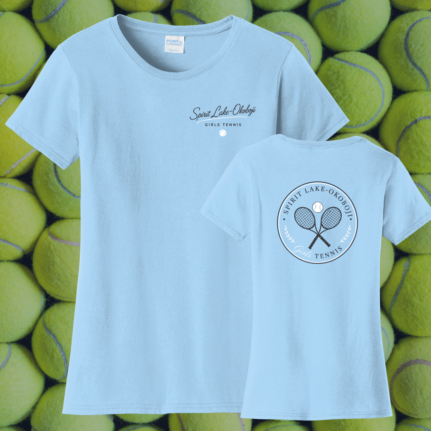 Blue Tennis Women's T-Shirt