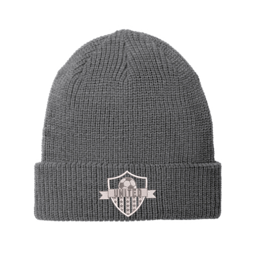 Gray Cuff Winter Hat - United Soccer