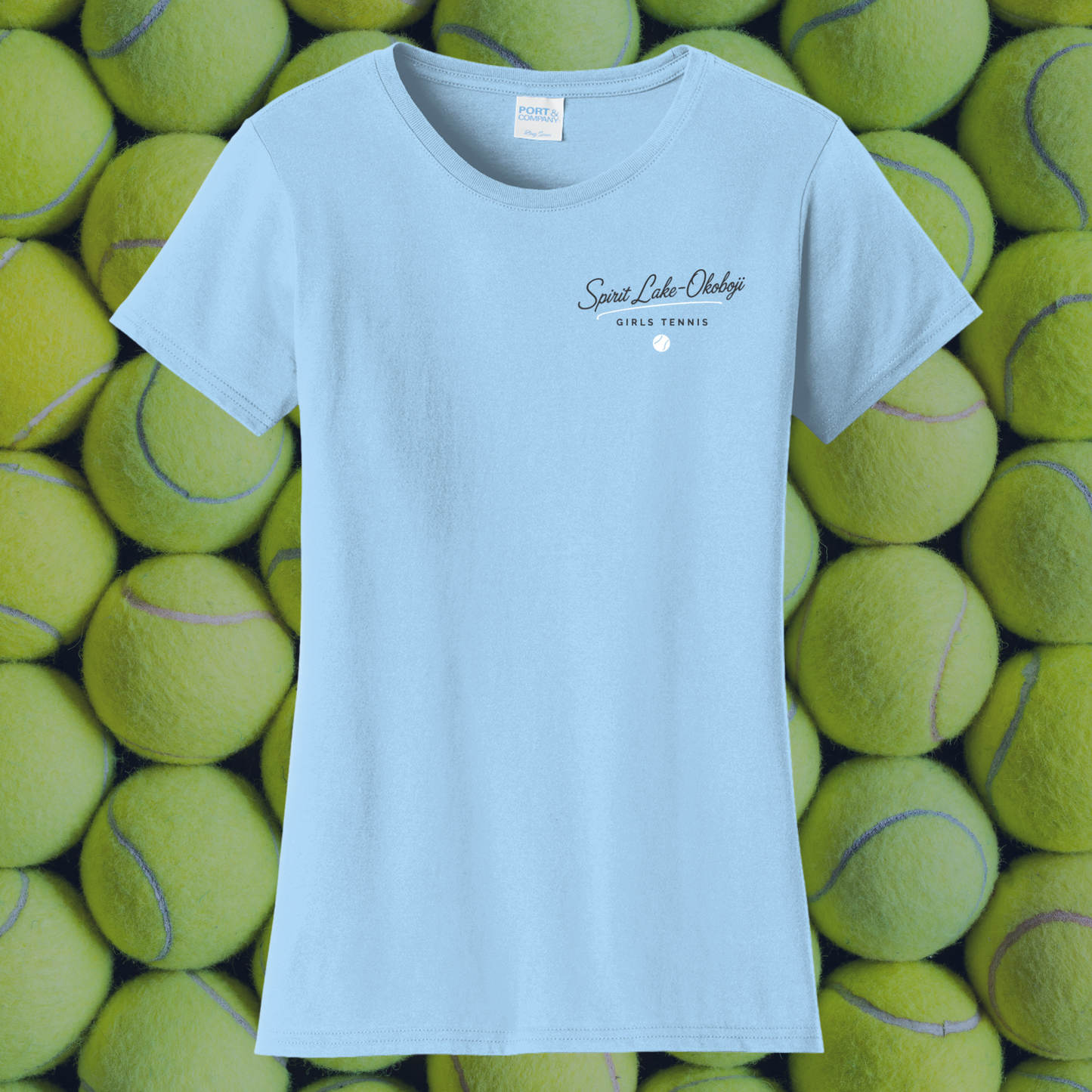 Blue Tennis Women's T-Shirt
