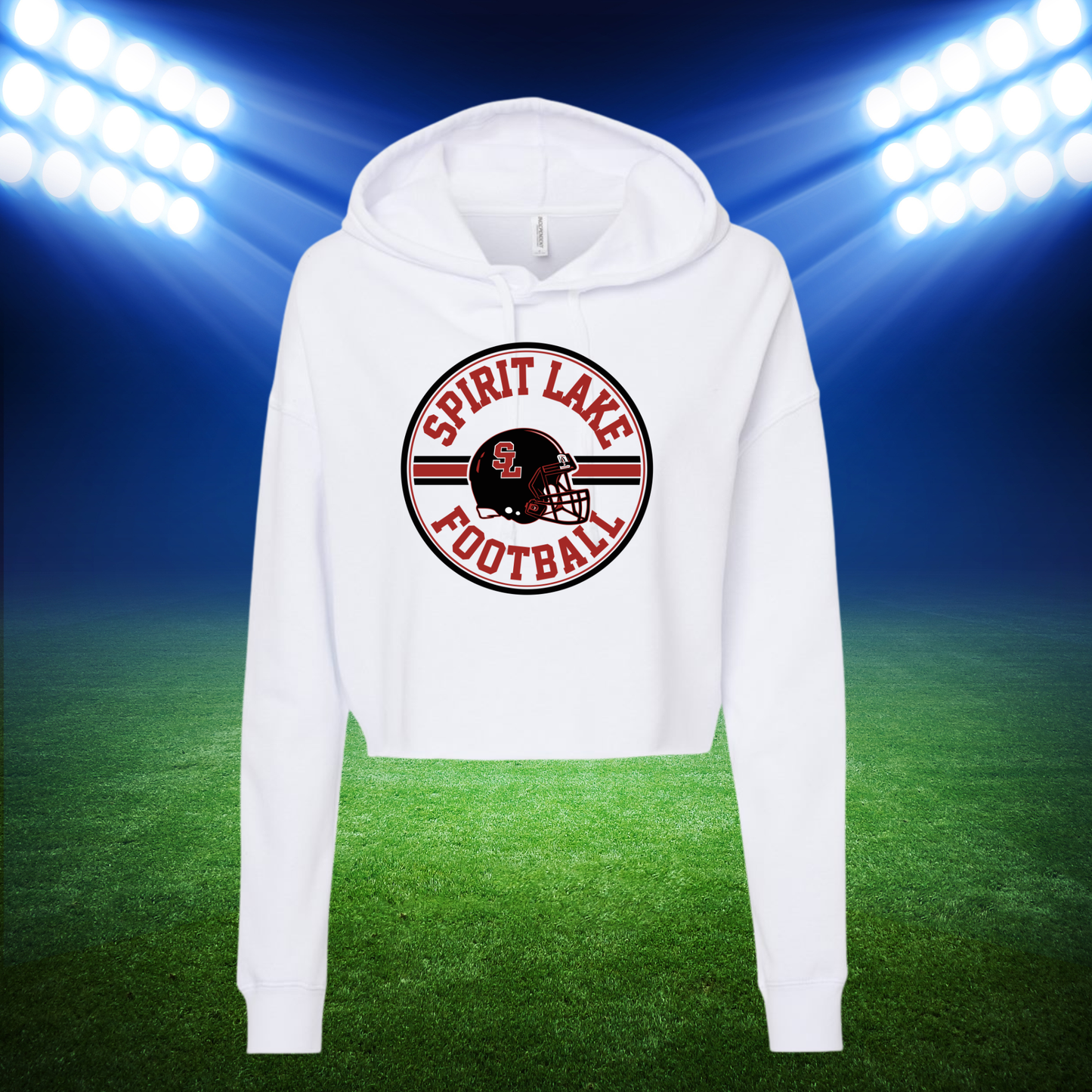Women's Cropped Hoodie FB