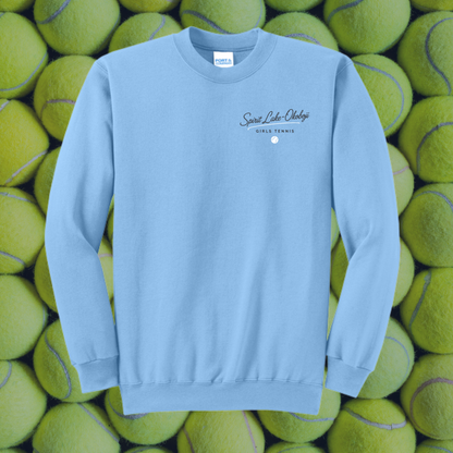 Blue Tennis Crewneck Sweatshirt