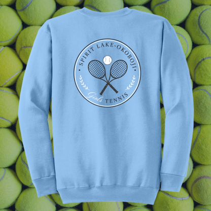 Blue Tennis Crewneck Sweatshirt
