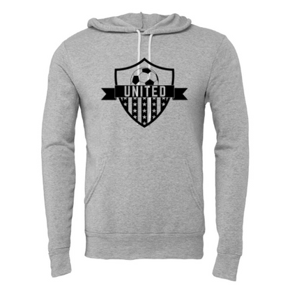 Grey Softstyle Reverse Hoodie - United Soccer