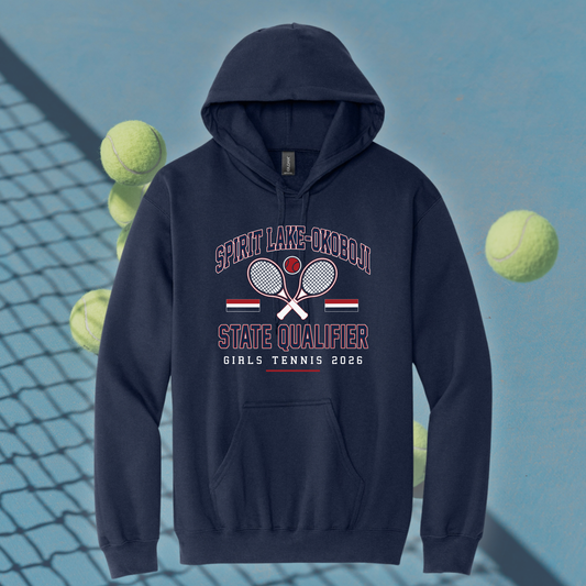 State Tennis Hooded Sweatshirt