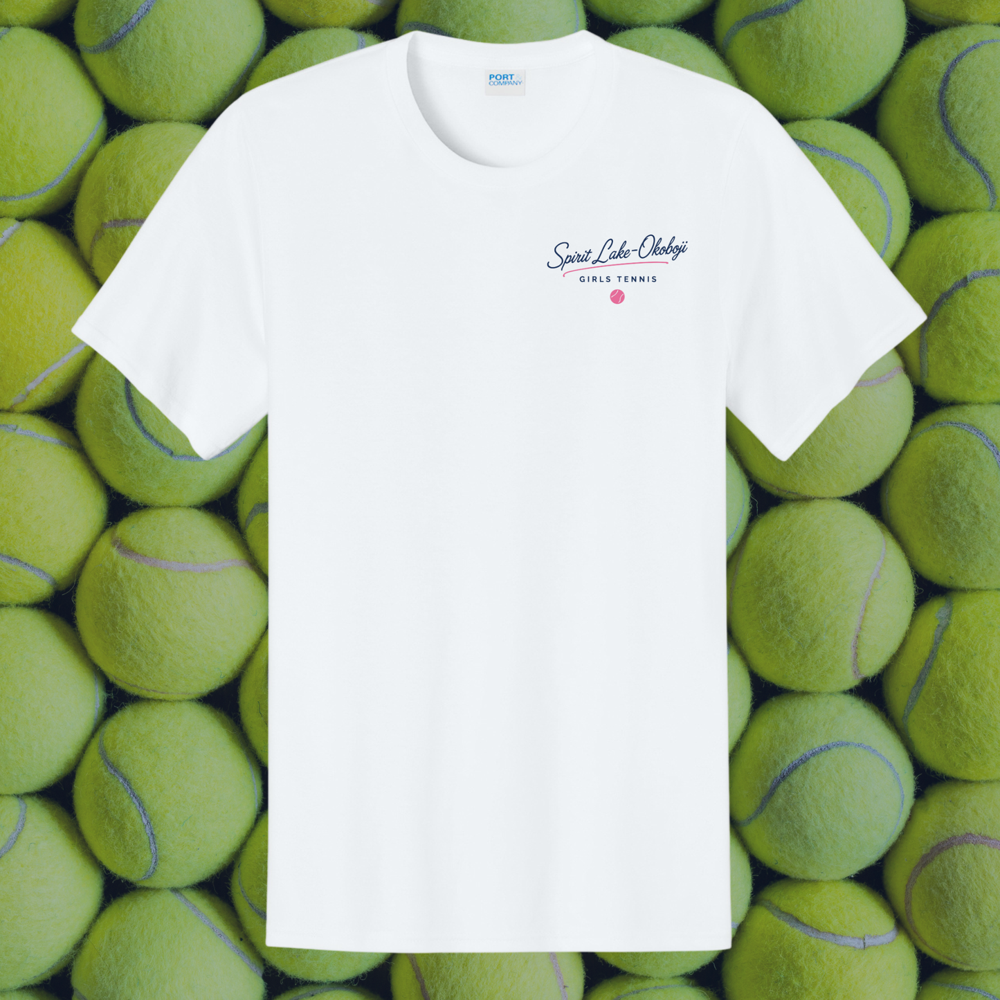 White Tennis Men/Unisex T-Shirt