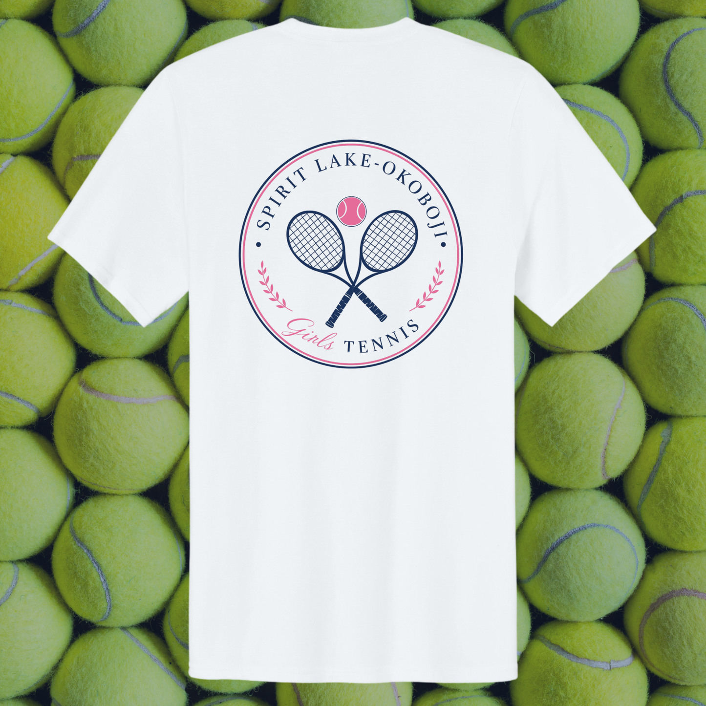 White Tennis Men/Unisex T-Shirt