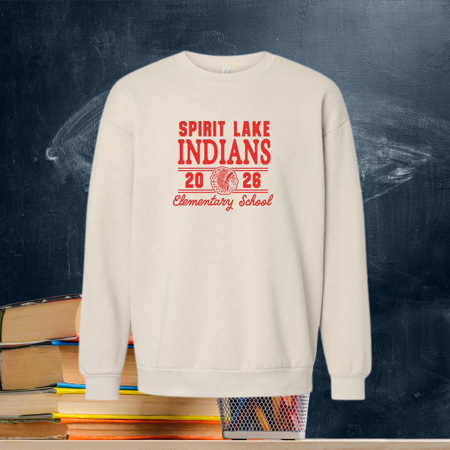 Cream Crewneck Indians