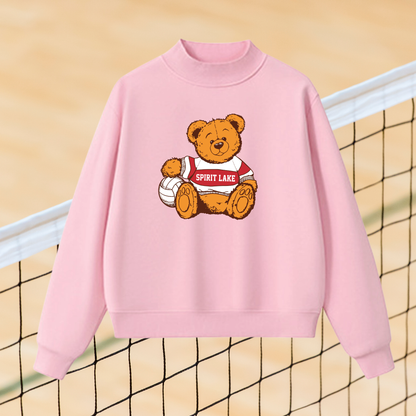 Teddy Bear Mock Neck Sweatshirt VB