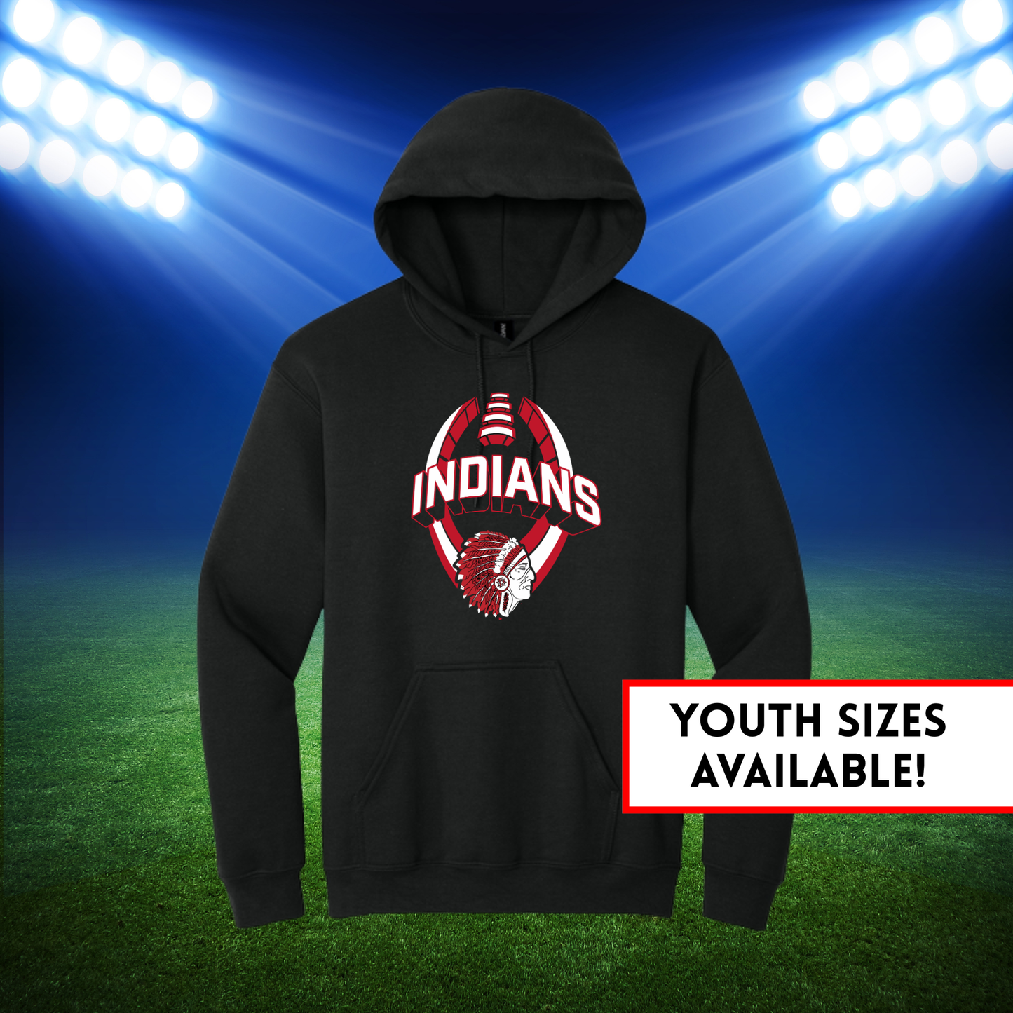 Black Hooded Sweatshirt FB