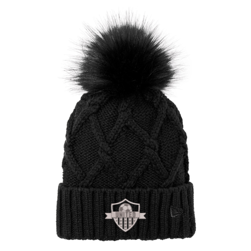 Black Pom Hat - United Soccer